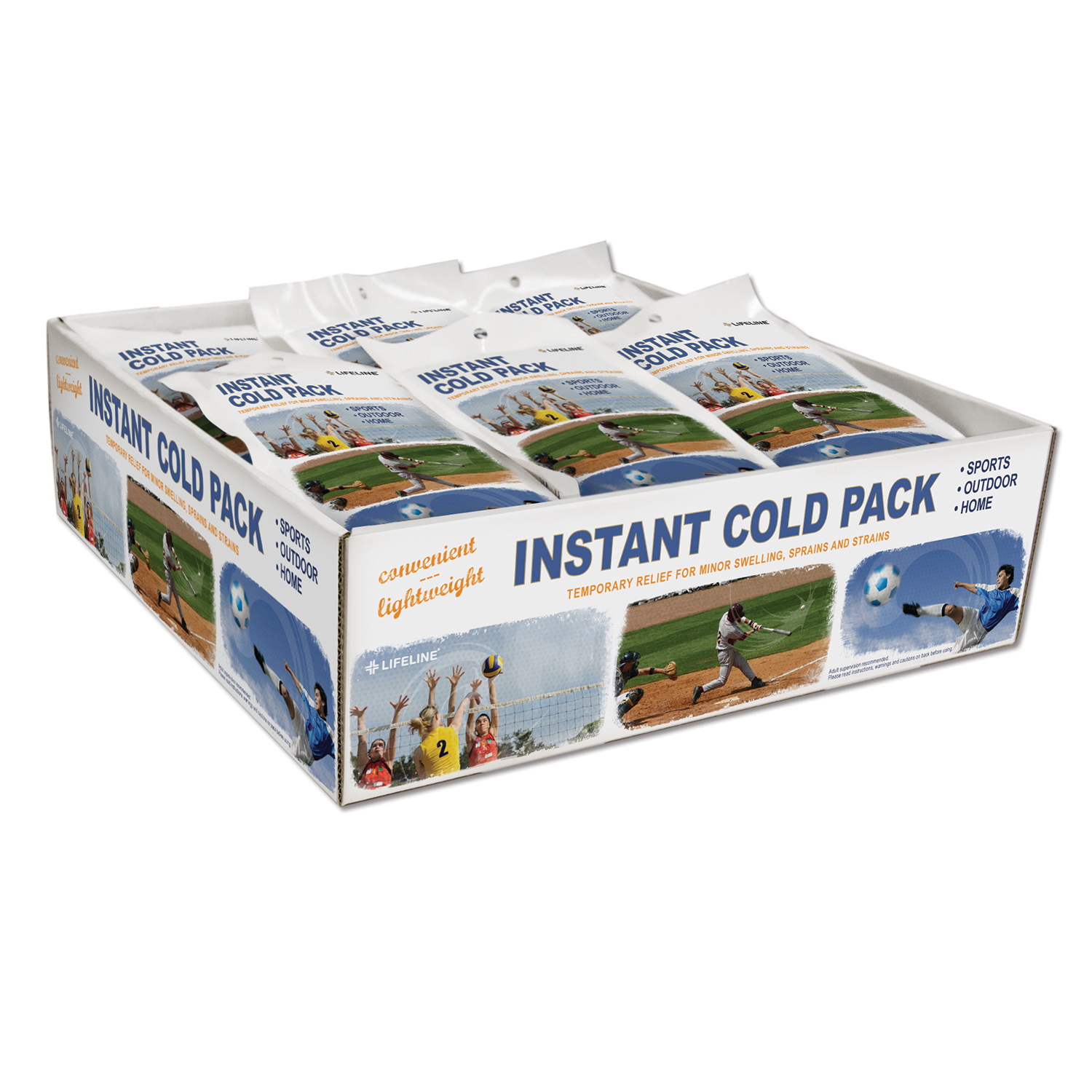 Lifeline FirstAid Large Instant Cold Pack Team Sports Lifeline FirstAid Large Instant Cold Pack Team Sports